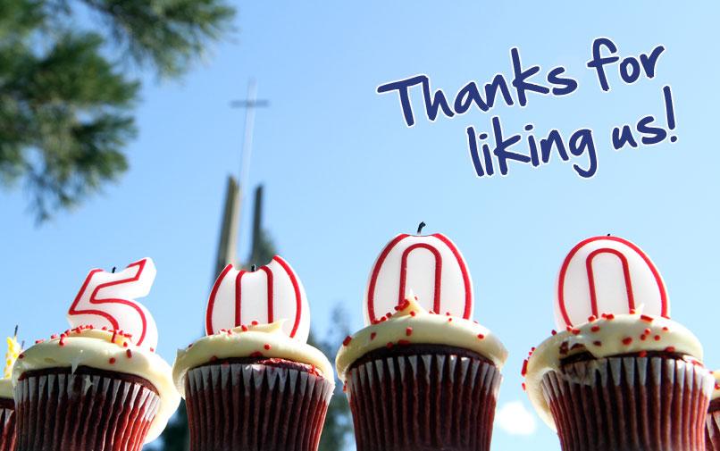 Image of Thanks for making us the most liked Jesuit high school on Facebook