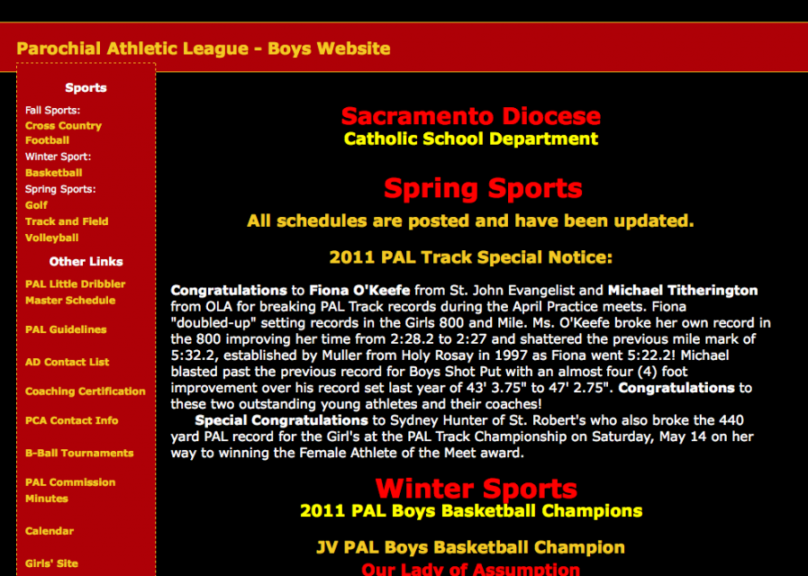 Image of Parochial Athletic League