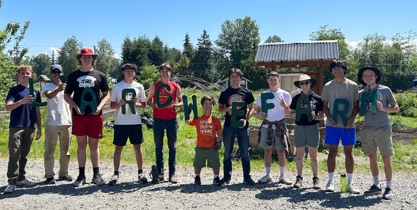 Students and faculty at L'Arche