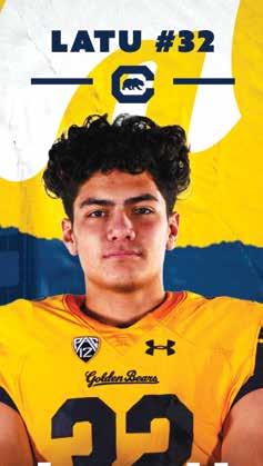 Latu in his new Cal football jersey