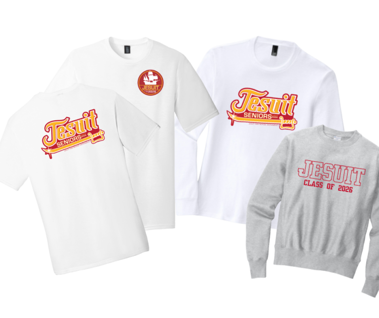 images of tshirt and long sleeve shirt with vintage Jesuit, sweatshirt 