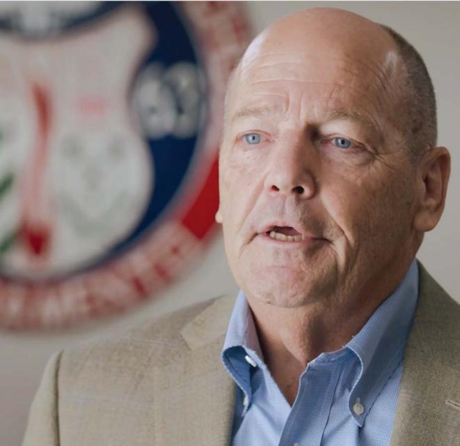 Head shot of Terry Street in the Board Room.