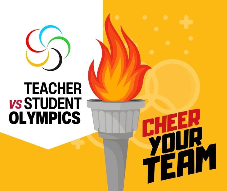 Teacher vs Student Olympics - Cheer your team