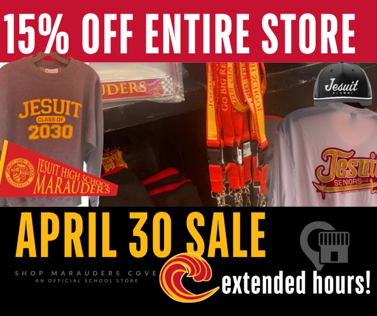 15% off entire store during the april 30 sale, with extended hours!